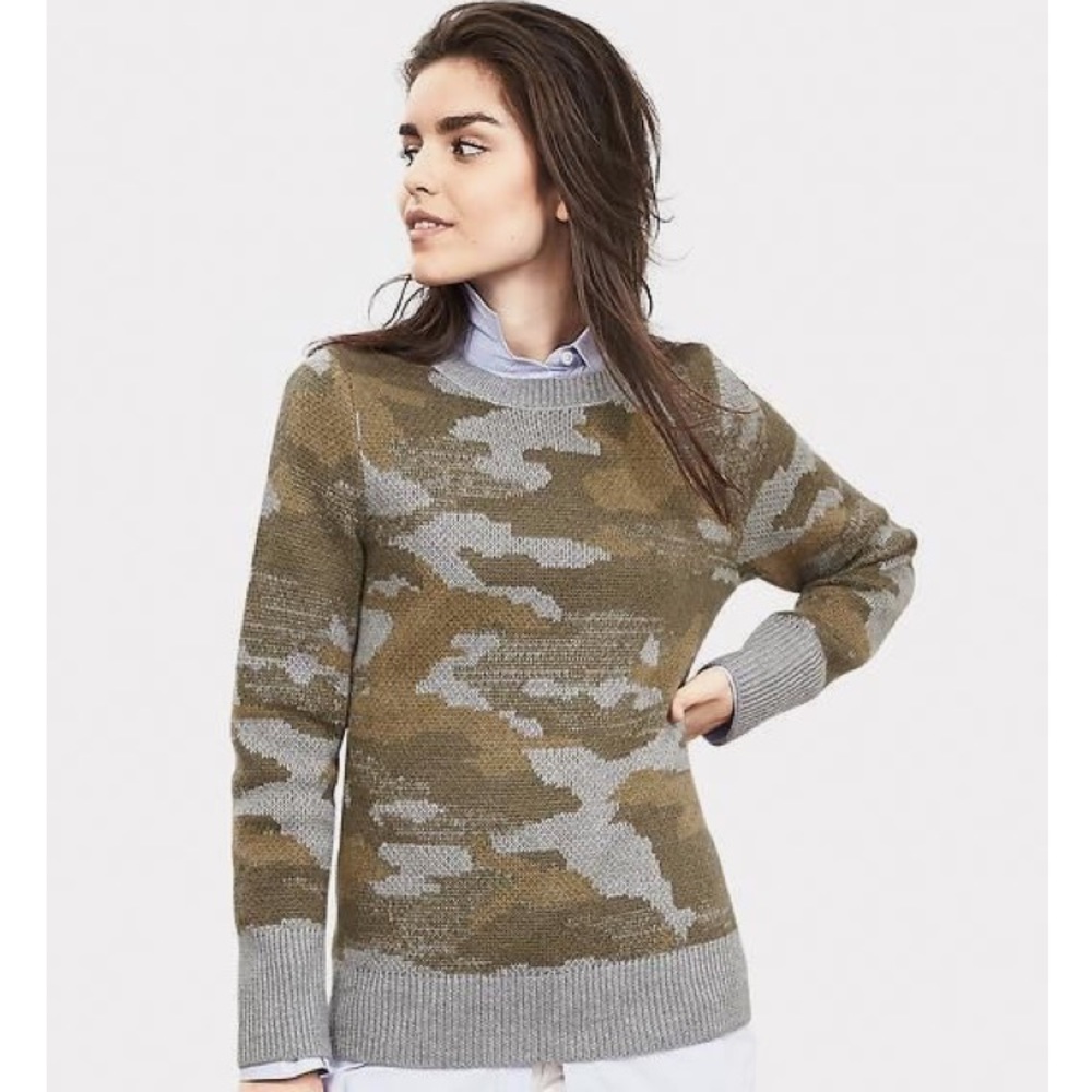 Banana Republic Camouflage Sweater